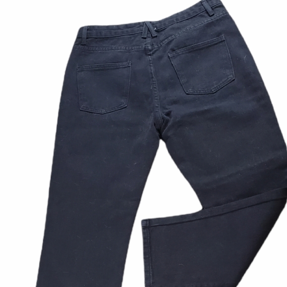 MOVING! Princess Polly Black Button Up High Rise Ankle Jeans - Picture 3 of 7